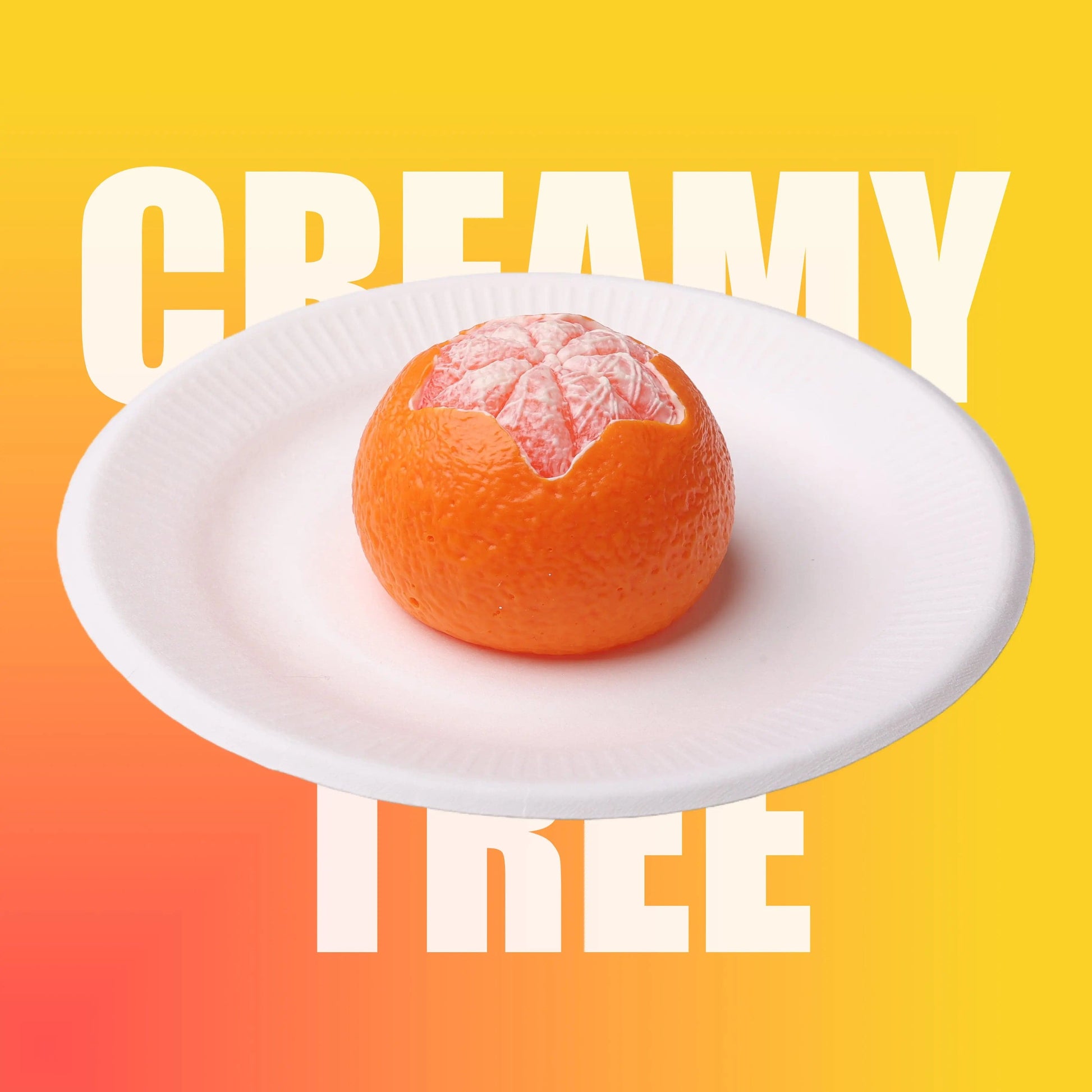 CREAMY TREE Orange Squishy Toy
