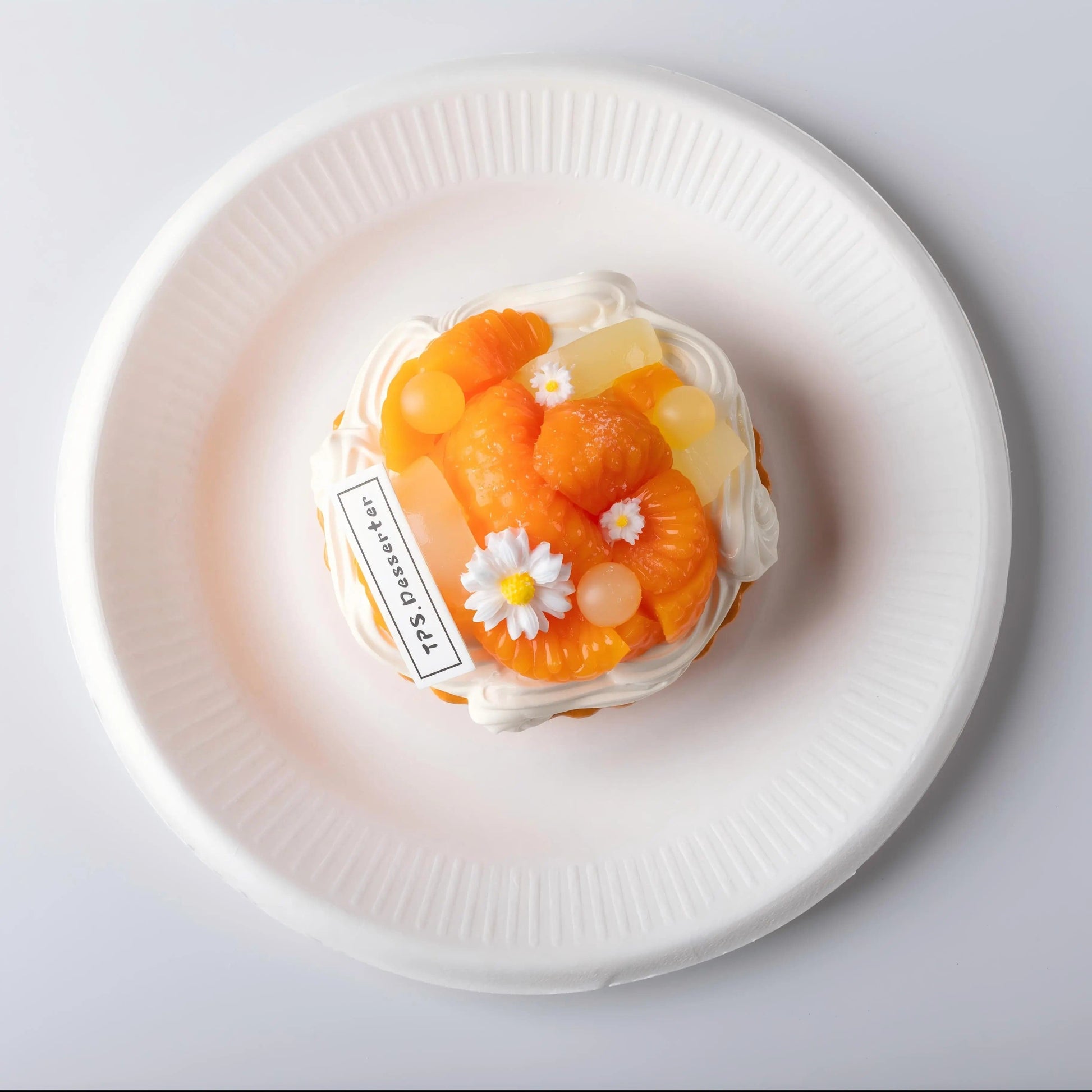 CREAMY TREE Orange Tart Squishy Toy