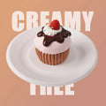 CREAMY TREE P-Brown Cupcake Squishy Toy