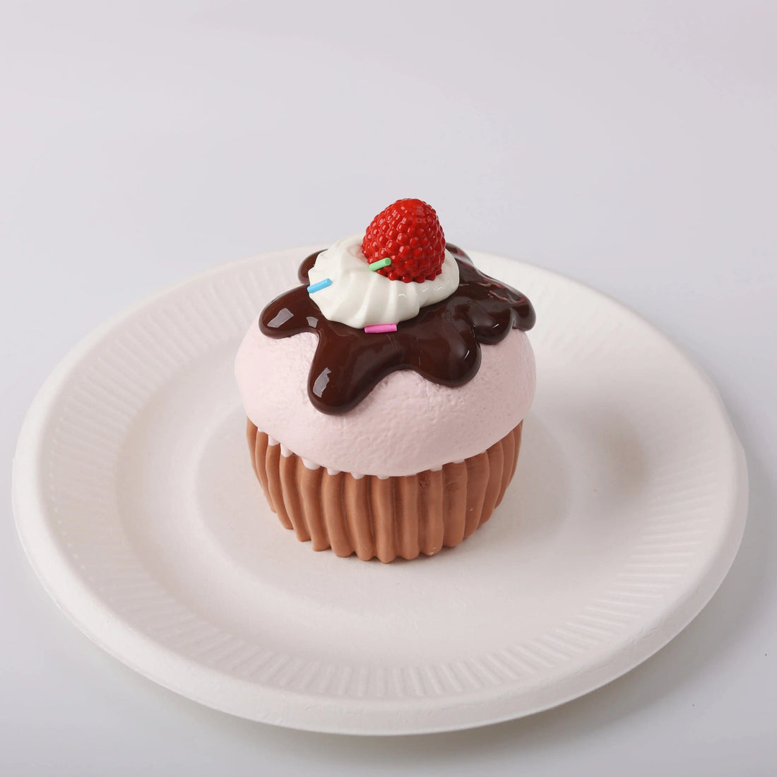 CREAMY TREE P-Brown Cupcake Squishy Toy