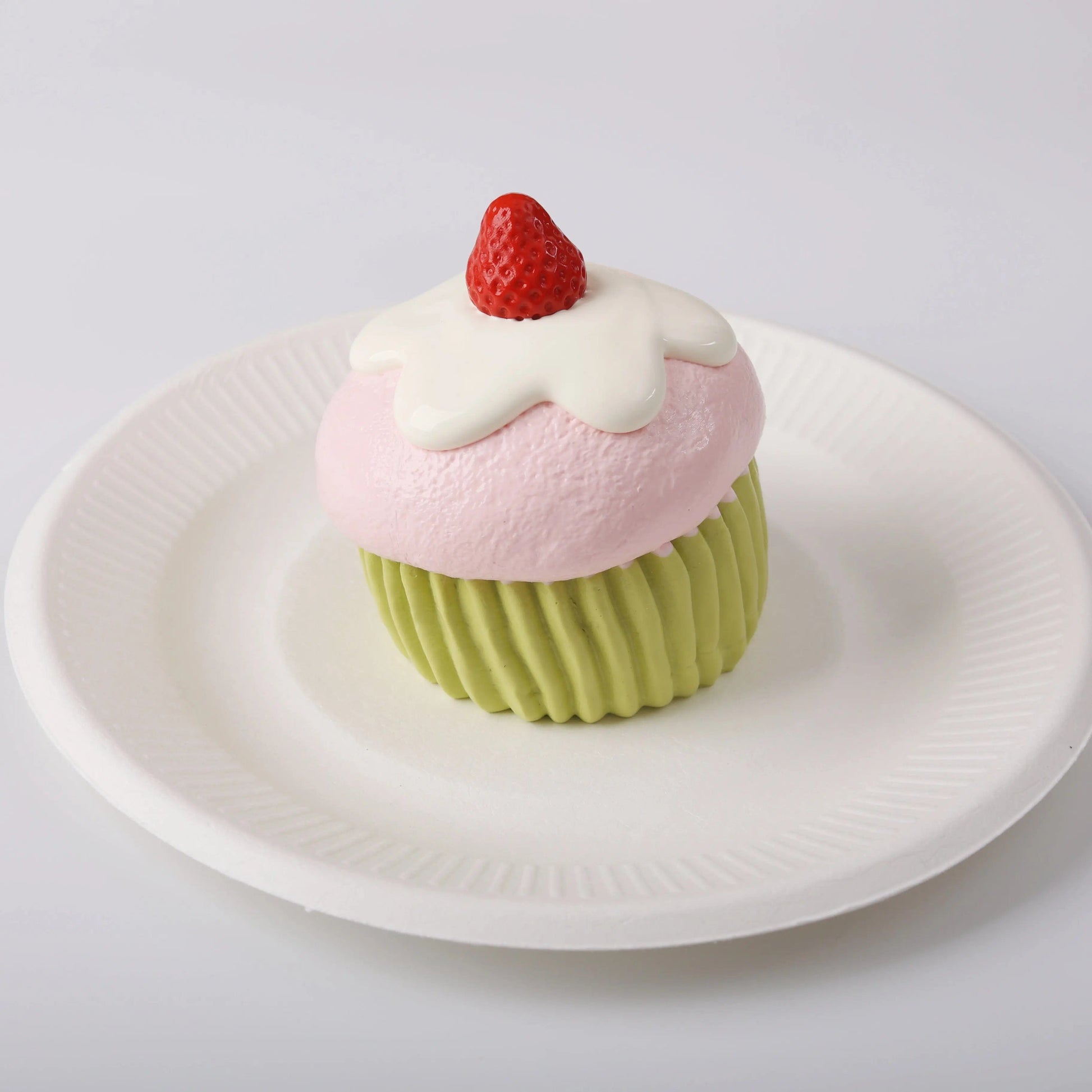 CREAMY TREE P-Green Cupcake Squishy Toy