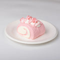 CREAMY TREE Peach Swiss Roll Squishy Toy