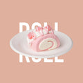 CREAMY TREE Peach Swiss Roll Squishy Toy
