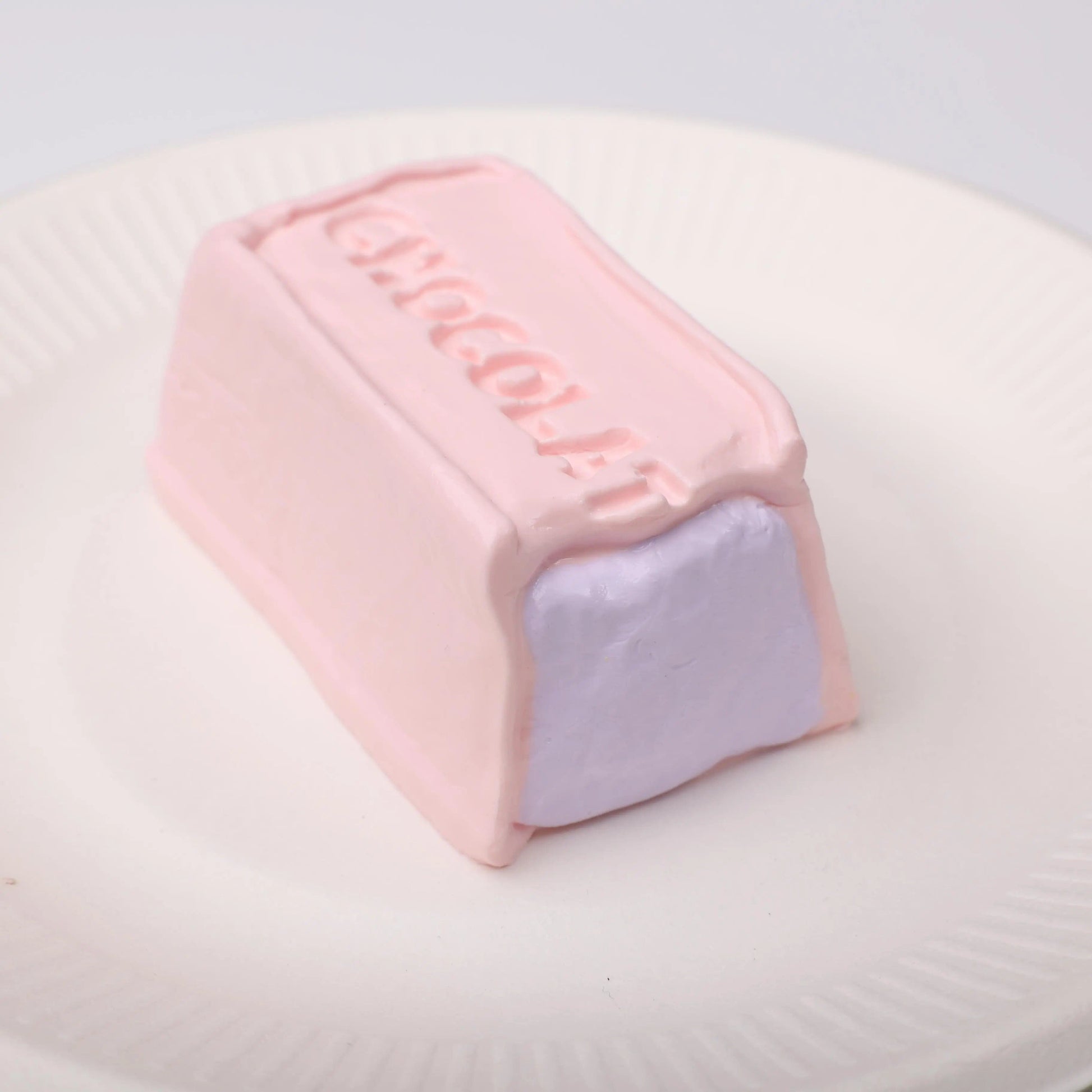 CREAMY TREE Pink Chocolate Squishy Toy