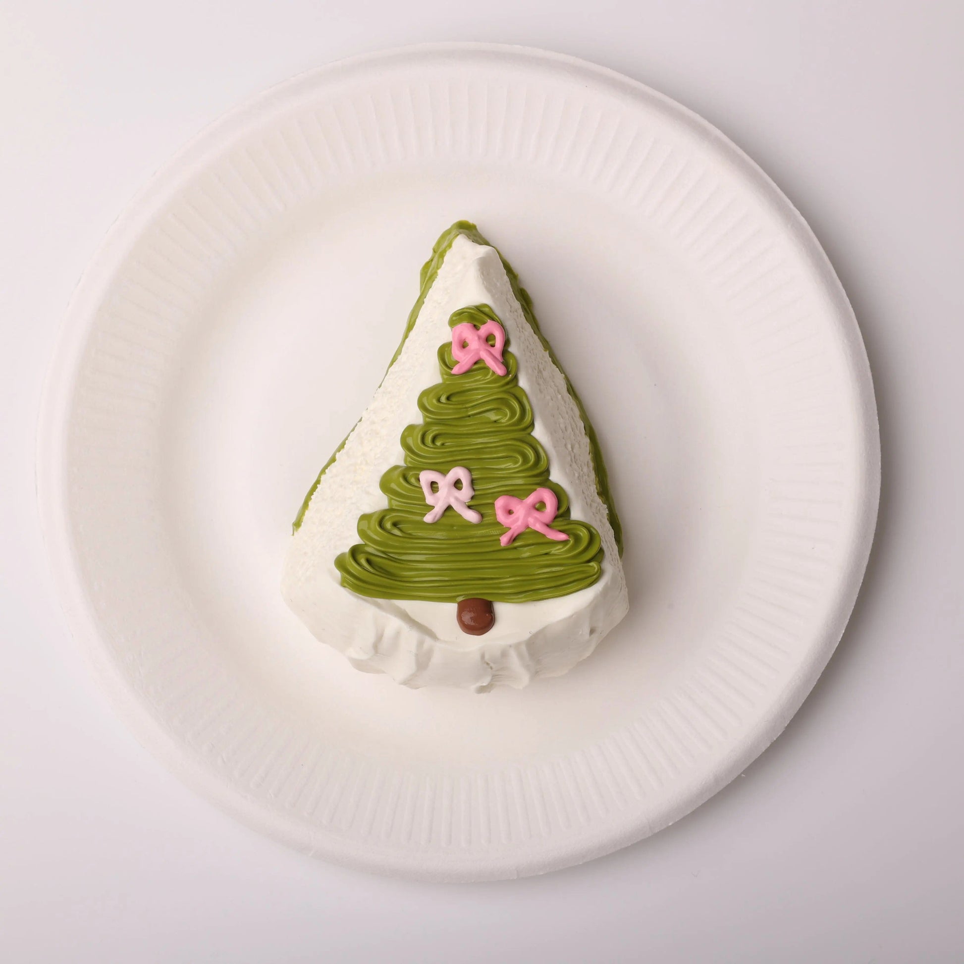 CREAMY TREE (Pre-order: Ships within 7 days) Christmas Tree Cake Slice Squishy Toy