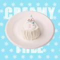 CREAMY TREE (Pre-order: Ships within 7 days) Snowman Cake Slice Squishy Toy