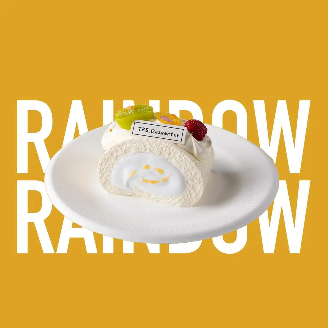 CREAMY TREE Rainbow Fruit Roll Squishy Toy