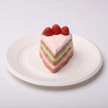 CREAMY TREE Raspberry Cake Slice Squishy Toy