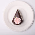 CREAMY TREE Rose Black Chocolate Cake Slice Squishy Toy