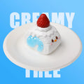 CREAMY TREE Snowman Swiss Roll Squishy Toy