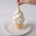CREAMY TREE Vanilla Ice Cream Cone Squishy Toy