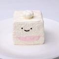 CREAMY TREE White Cube Sugar Chef Squishy Toy