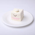 CREAMY TREE White Cube Sugar Chef Squishy Toy