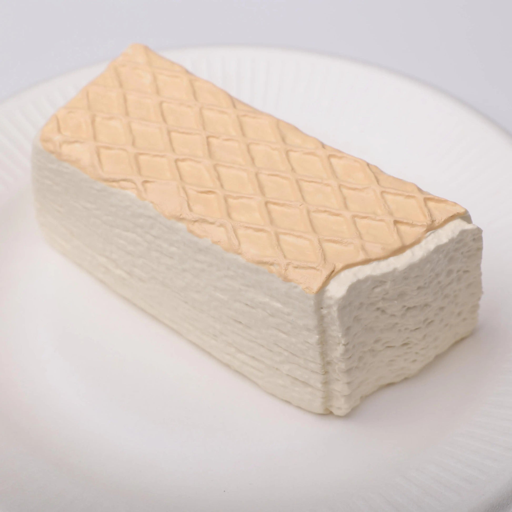 CREAMY TREE Yellow Wafer Biscuits Squishy Toy