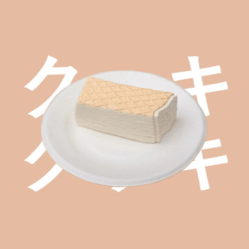 CREAMY TREE Yellow Wafer Biscuits Squishy Toy