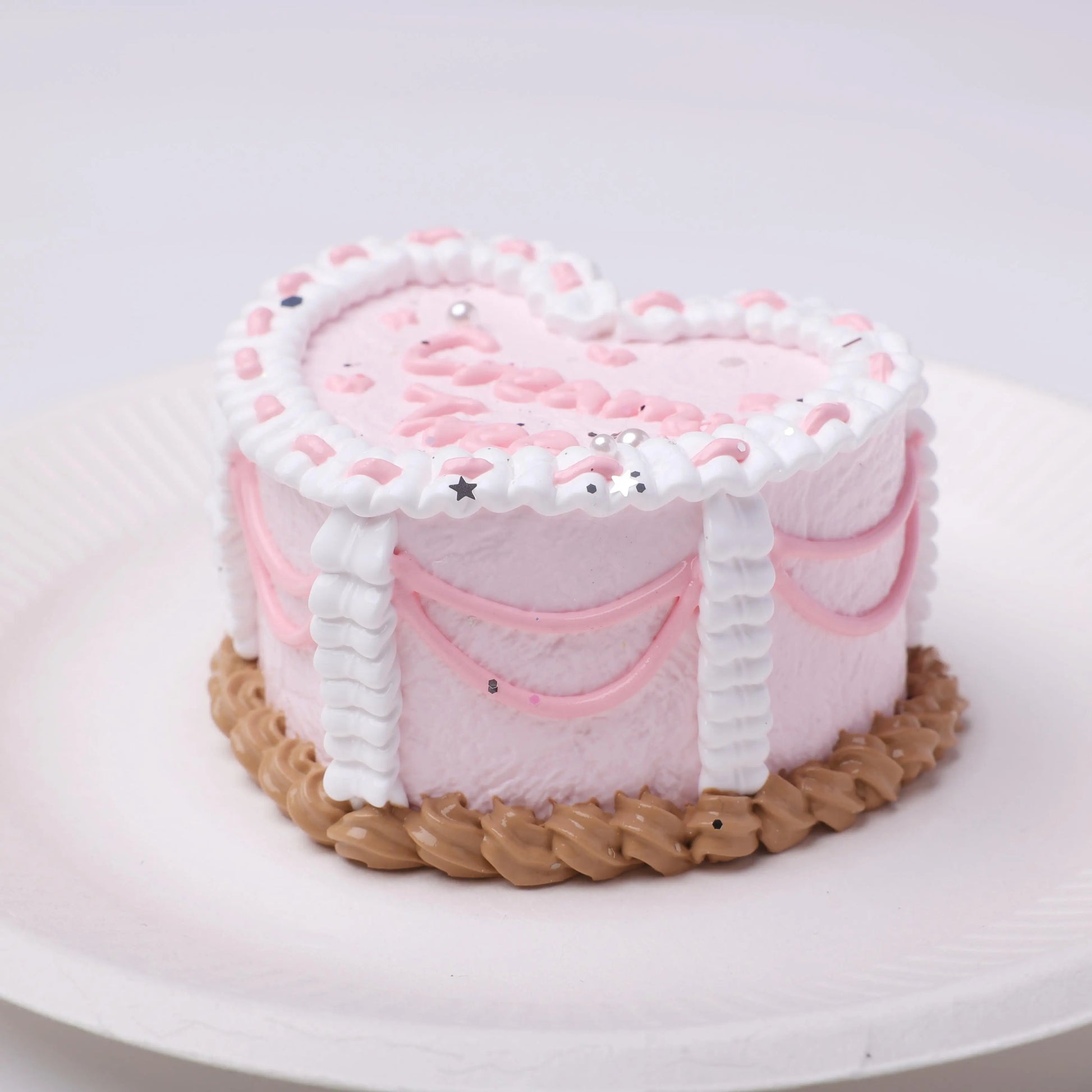 【CT235】Creamy Tree Pink Heart Piping Cake Squishy Toy CREAMY TREE