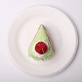 Matcha Cherry Cake Slice Squishy Toy CREAMY TREE