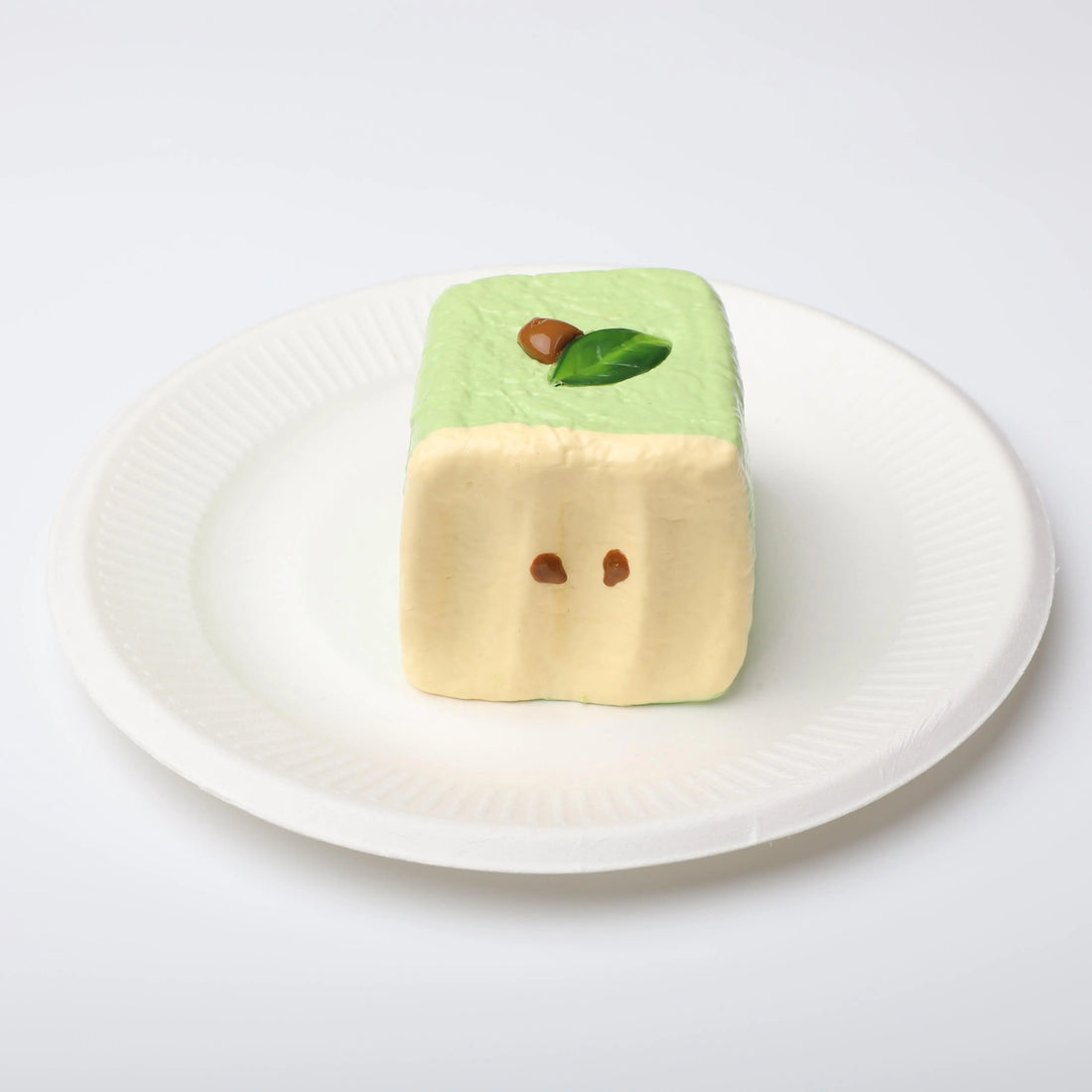 【CT156】Bitten Green Apple Squishy Toy