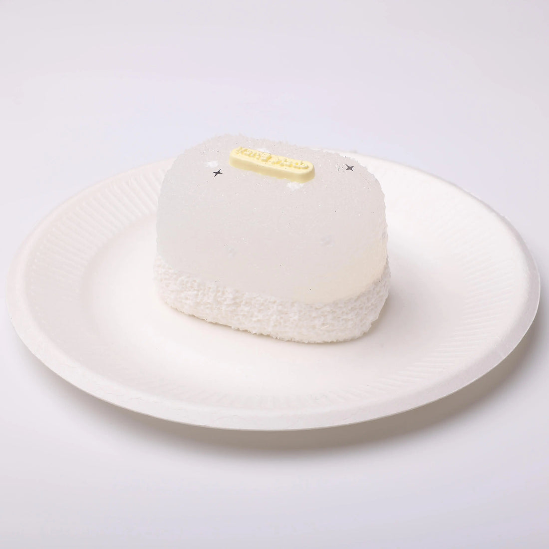 【CT207】White Rice Cracker Squishy Toy