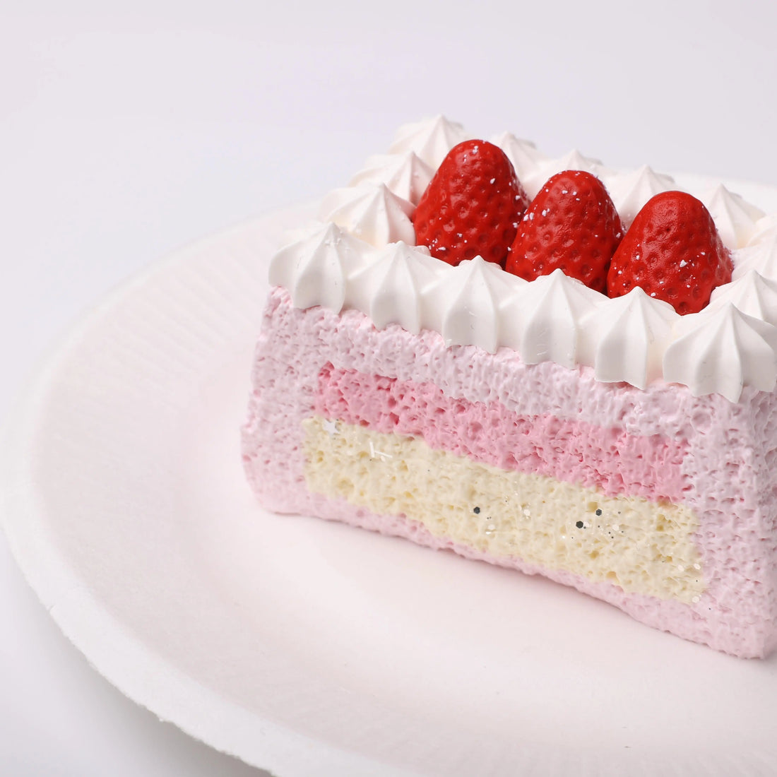 【CT201】Strawberry Square Cake Squishy Toy