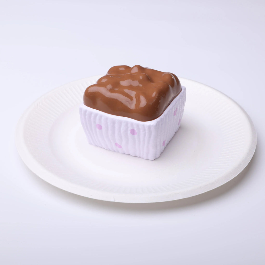 Purple Polka Dot Ice Cream Cupcake Squishy Toy CREAMY TREE