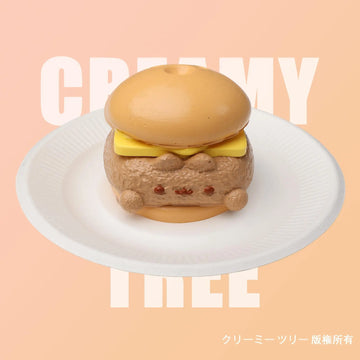 【CT165】Kawaii Cat Cheeseburger Squishy Toy