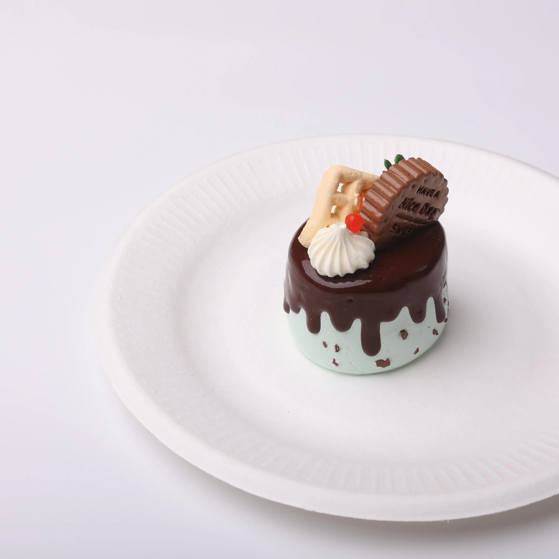 Mint Chocolate Mini Cake Squishy Toy CREAMY TREE