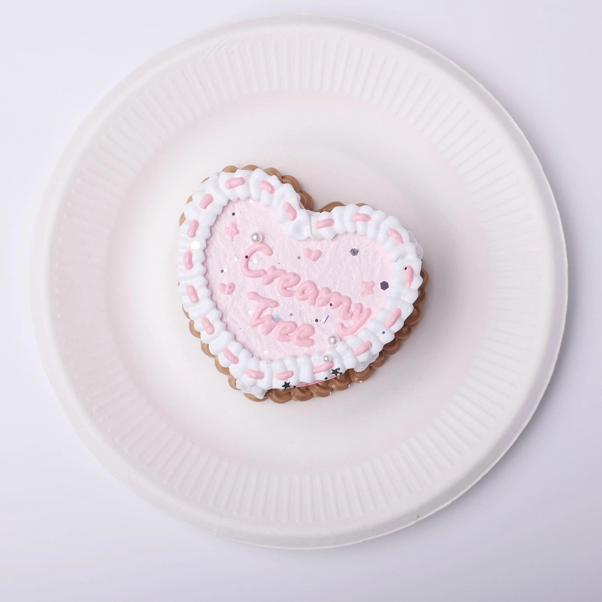 【CT235】Creamy Tree Pink Heart Piping Cake Squishy Toy CREAMY TREE