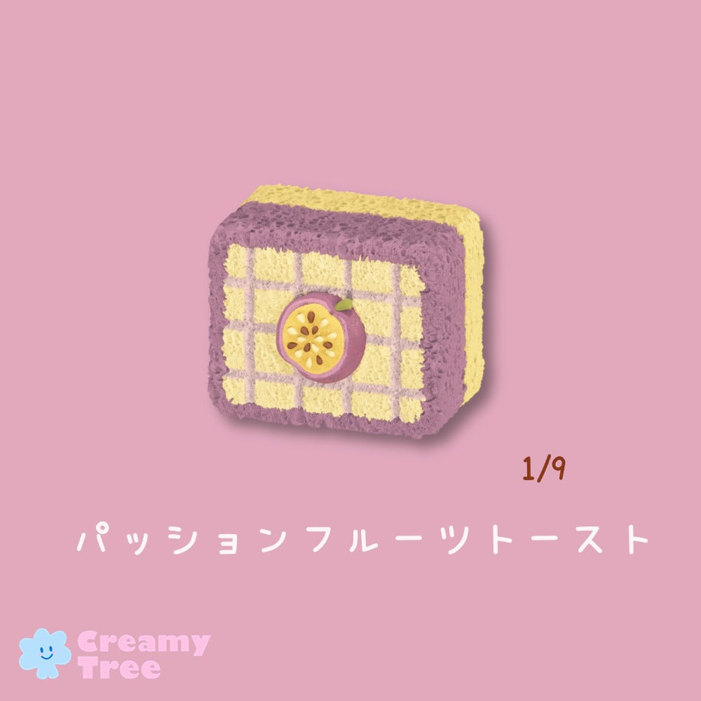 [Blind Box] Fruit Toast Squishy Toy (Non-Returnable After Unboxing) CREAMY TREE